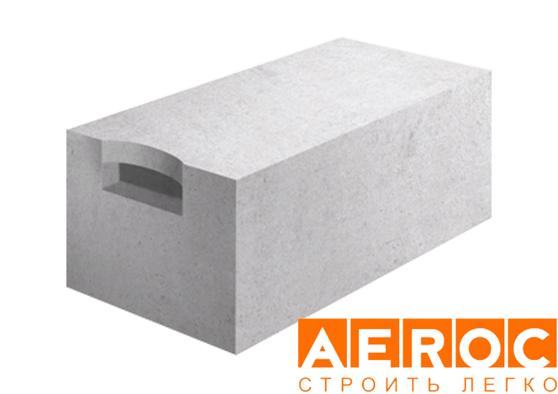 Газобетон Aeroc D400 300х250х625 мм