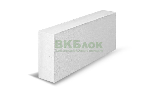 Газобетон ВКБлок D500 625x100x250