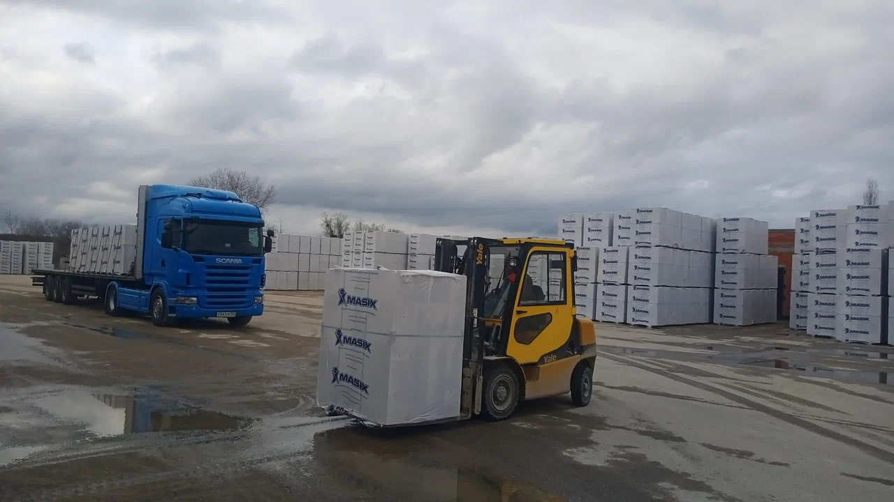 Газобетон Masix D500 625x375x250